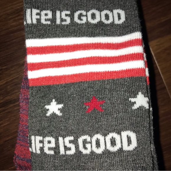 Life Is Good Mens 6 Pack Low Cut Socks Fits Shoe Size 6-12.5 NWT - Picture 10 of 11